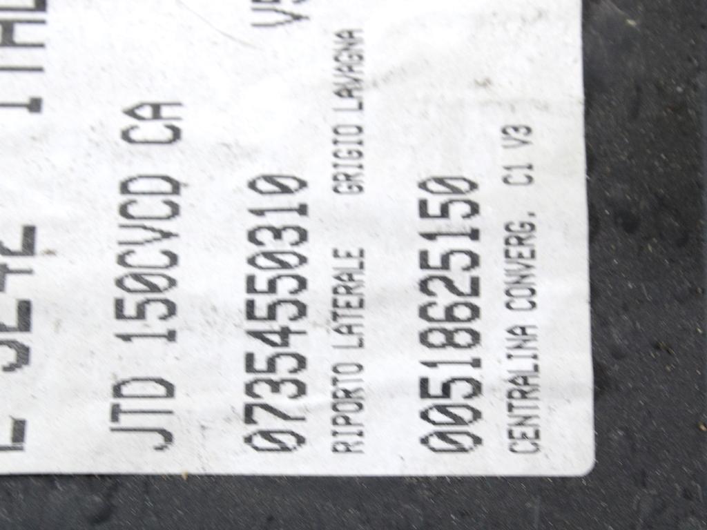 PREDAL ZA DOKUMENTE OEM N. 735364131 ORIGINAL REZERVNI DEL FIAT CROMA 194 MK2 R (11-2007 - 2010) DIESEL LETNIK 2010