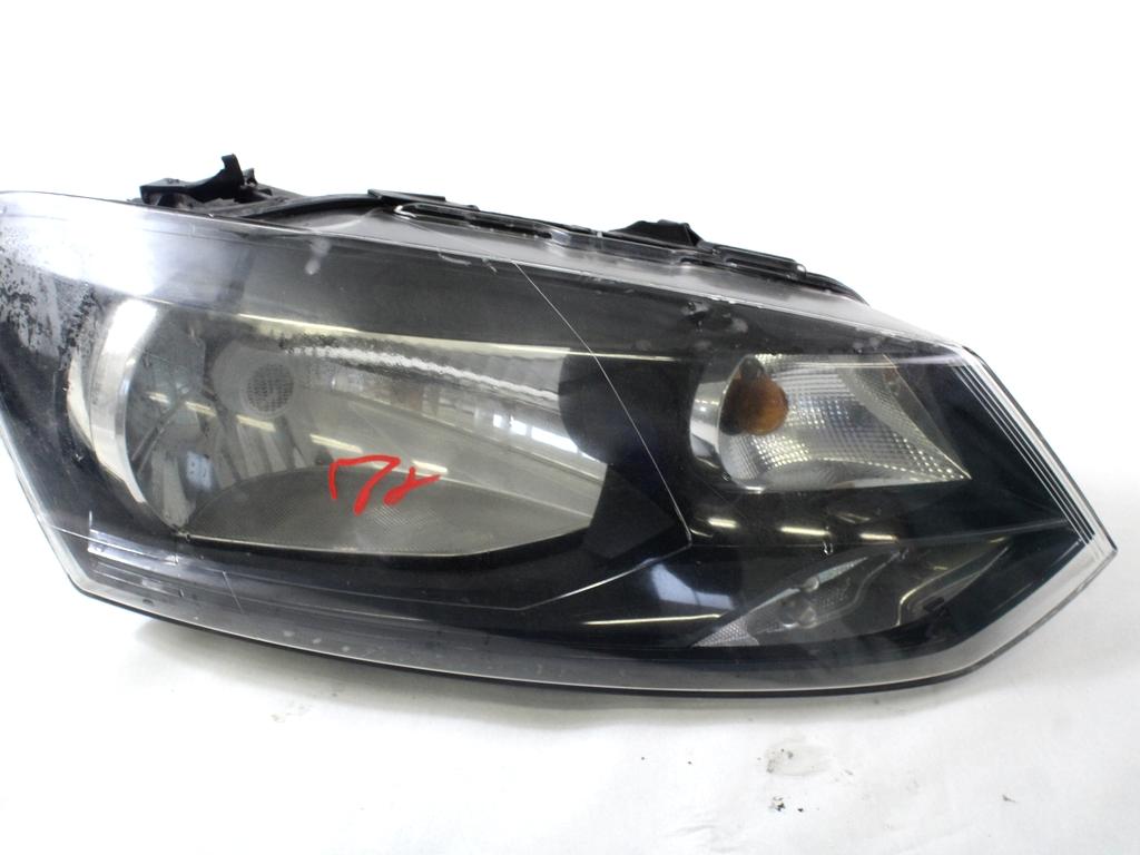 SPREDNJI DESNI ZAROMETI OEM N. 6R1941016E ORIGINAL REZERVNI DEL VOLKSWAGEN POLO 6R1 6C1 (06/2009 - 02/2014) DIESEL LETNIK 2011