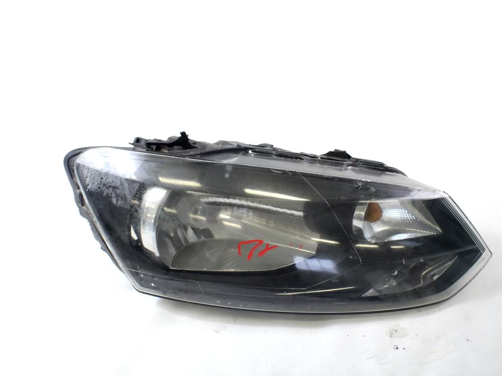 SPREDNJI DESNI ZAROMETI OEM N. 6R1941016E ORIGINAL REZERVNI DEL VOLKSWAGEN POLO 6R1 6C1 (06/2009 - 02/2014) DIESEL LETNIK 2011