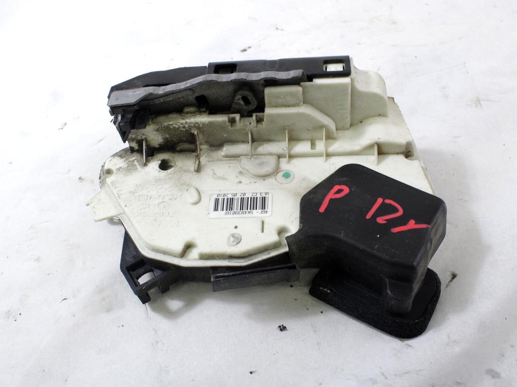 CENTRALNO ZAKLEPANJE ZADNJIH DESNIH VRAT OEM N. 5K4839016F ORIGINAL REZERVNI DEL VOLKSWAGEN POLO 6R1 6C1 (06/2009 - 02/2014) DIESEL LETNIK 2011