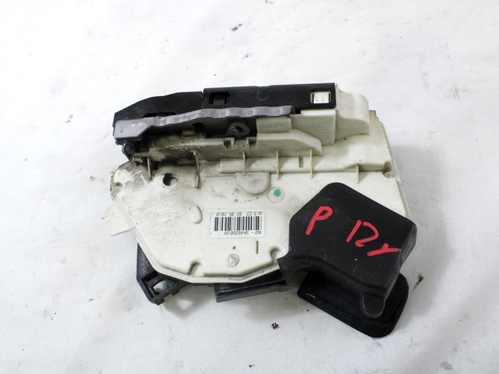 CENTRALNO ZAKLEPANJE ZADNJIH DESNIH VRAT OEM N. 5K4839016F ORIGINAL REZERVNI DEL VOLKSWAGEN POLO 6R1 6C1 (06/2009 - 02/2014) DIESEL LETNIK 2011