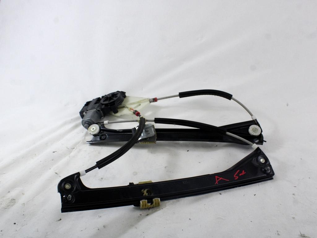 MEHANIZEM DVIGA SPREDNJIH STEKEL  OEM N. 32819 SISTEMA ALZACRISTALLO PORTA ANTERIORE ELETTR ORIGINAL REZERVNI DEL VOLKSWAGEN POLO 6R1 6C1 (06/2009 - 02/2014) DIESEL LETNIK 2011