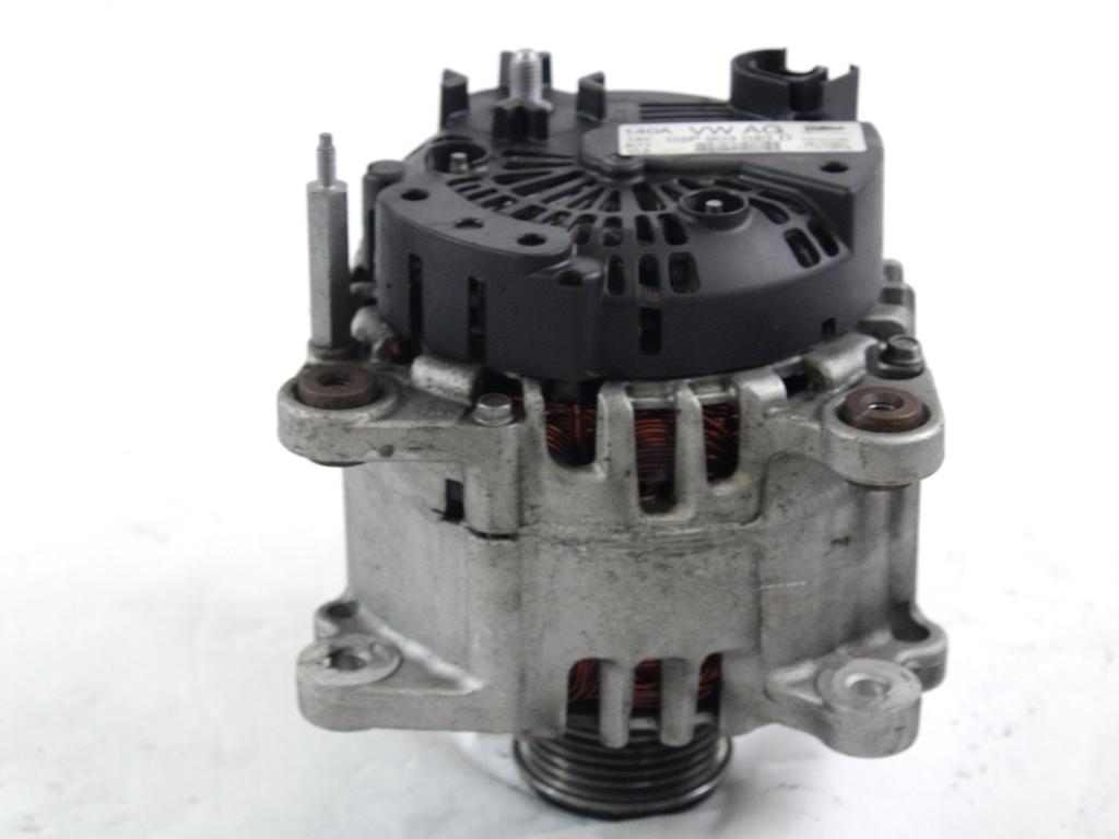 ALTERNATOR OEM N. 03P903023D ORIGINAL REZERVNI DEL VOLKSWAGEN POLO 6R1 6C1 (06/2009 - 02/2014) DIESEL LETNIK 2011