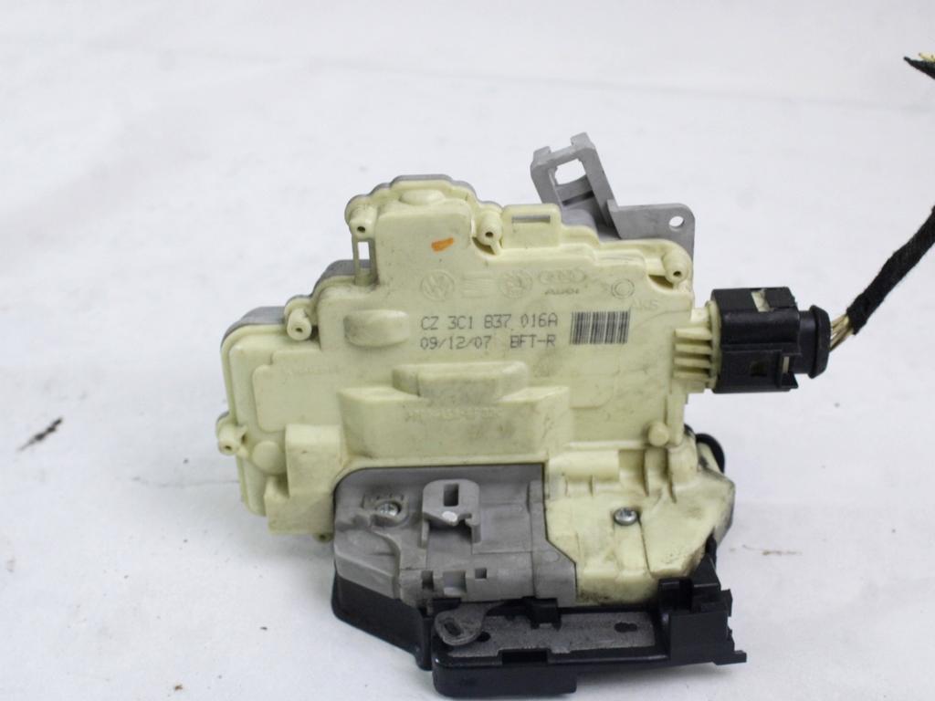 CENTRALNI ZAKLEP SPREDNJIH VRAT  OEM N. 3C1837016A ORIGINAL REZERVNI DEL VOLKSWAGEN PASSAT B6 3C2 3C5 BER/SW (2005 - 09/2010)  DIESEL LETNIK 2007