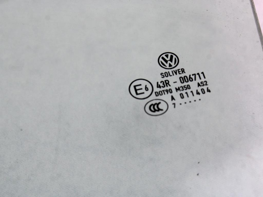 ZADNJA LEVA STEKLO OEM N. 3C9845025B ORIGINAL REZERVNI DEL VOLKSWAGEN PASSAT B6 3C2 3C5 BER/SW (2005 - 09/2010)  DIESEL LETNIK 2007