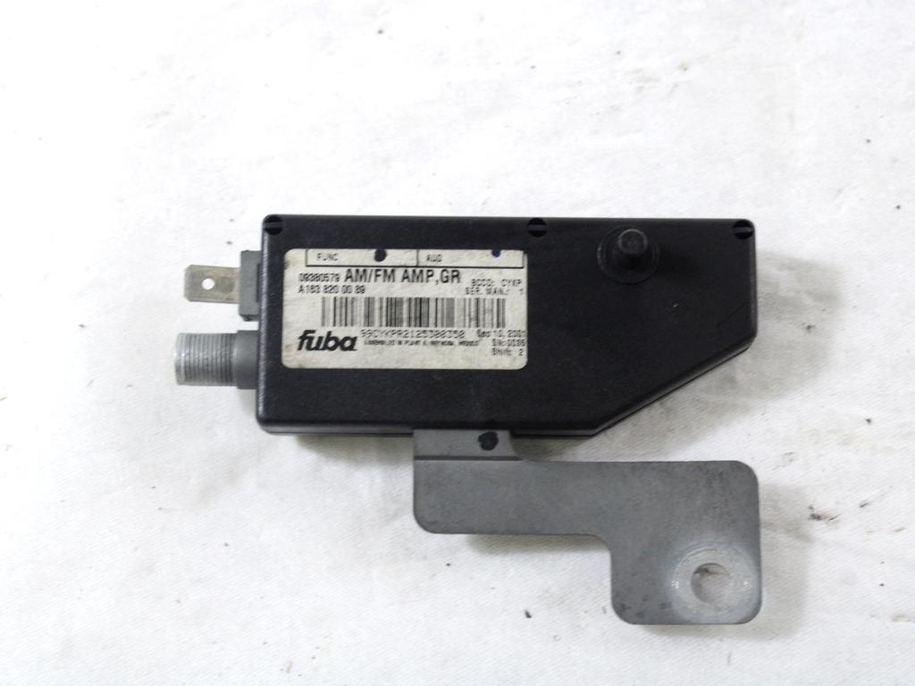 OJACEVALEC / ANTENA OEM N. A1638200089 ORIGINAL REZERVNI DEL MERCEDES CLASSE ML W163 (1997 - 2006) DIESEL LETNIK 2002