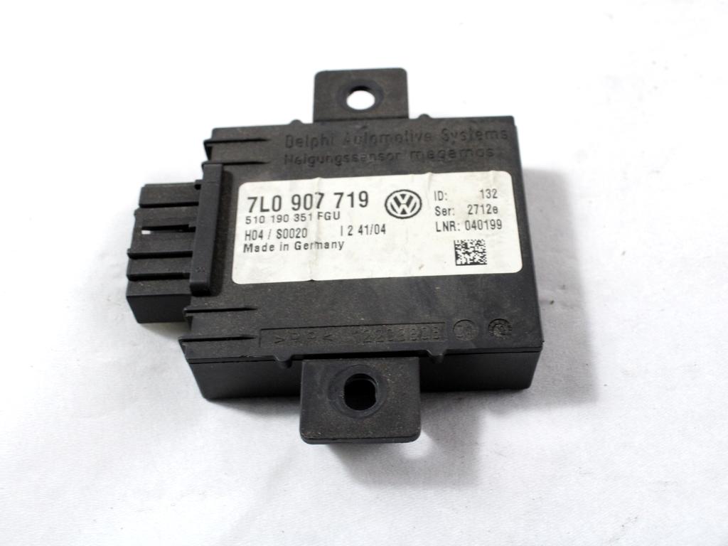 RACUNALNIK AVTOALARMA/BLOKADA MOTORJA OEM N. 7L0907719 ORIGINAL REZERVNI DEL VOLKSWAGEN TOUAREG 7LA 7L6 7L7 MK1 (2002 - 2007)DIESEL LETNIK 2004