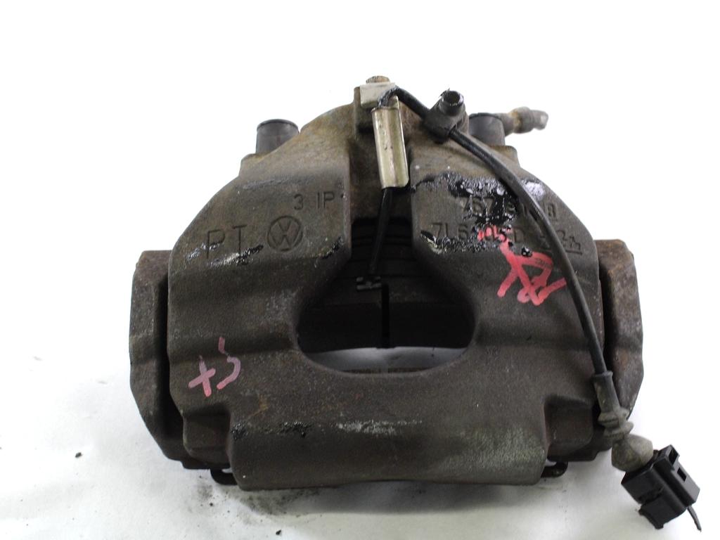 SPREDNJE LEVE ZAVORNE CELJUSTI  OEM N. 7H0615123A ORIGINAL REZERVNI DEL VOLKSWAGEN TOUAREG 7LA 7L6 7L7 MK1 (2002 - 2007)DIESEL LETNIK 2004