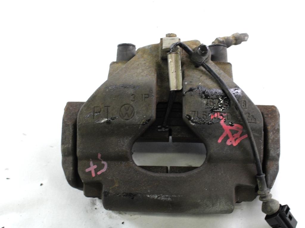 SPREDNJE LEVE ZAVORNE CELJUSTI  OEM N. 7H0615123A ORIGINAL REZERVNI DEL VOLKSWAGEN TOUAREG 7LA 7L6 7L7 MK1 (2002 - 2007)DIESEL LETNIK 2004