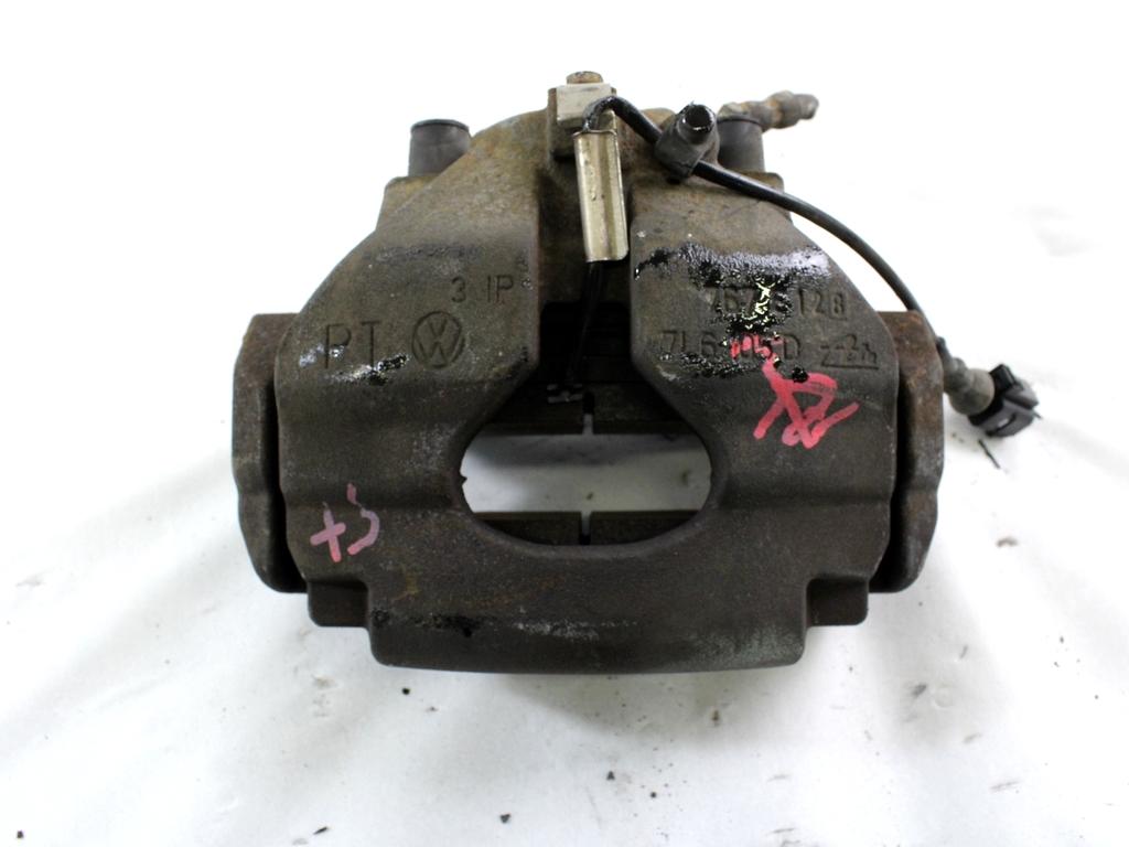 SPREDNJE LEVE ZAVORNE CELJUSTI  OEM N. 7H0615123A ORIGINAL REZERVNI DEL VOLKSWAGEN TOUAREG 7LA 7L6 7L7 MK1 (2002 - 2007)DIESEL LETNIK 2004