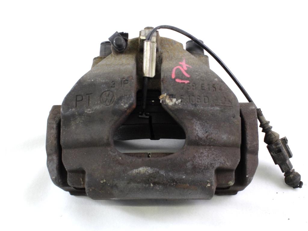 SPREDNJE DESNE ZAVORNE CELJUSTI  OEM N. 7H0615124A ORIGINAL REZERVNI DEL VOLKSWAGEN TOUAREG 7LA 7L6 7L7 MK1 (2002 - 2007)DIESEL LETNIK 2004