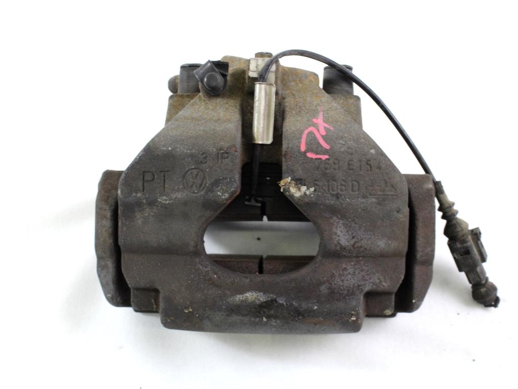 SPREDNJE DESNE ZAVORNE CELJUSTI  OEM N. 7H0615124A ORIGINAL REZERVNI DEL VOLKSWAGEN TOUAREG 7LA 7L6 7L7 MK1 (2002 - 2007)DIESEL LETNIK 2004