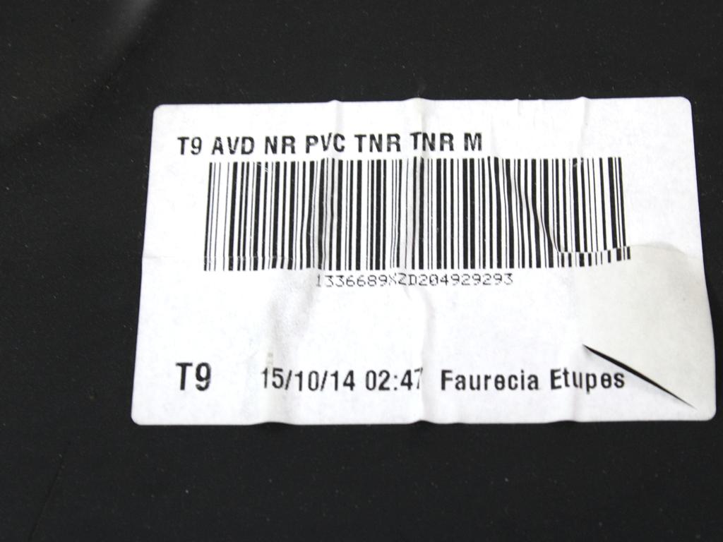 NOTRANJA OBLOGA SPREDNJIH VRAT OEM N. PNADPPG308LBBR5P ORIGINAL REZERVNI DEL PEUGEOT 308 LB LP LW LH L3 LC LJ LR LX L4 MK2 T9 (2013 - 2021)DIESEL LETNIK 2014