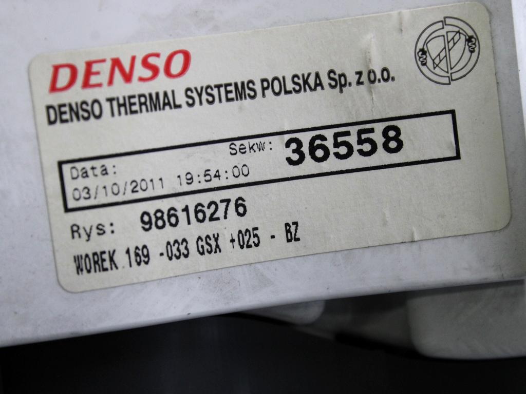 NADZOR KLIMATSKE NAPRAVE OEM N. 735369898 735369900 ORIGINAL REZERVNI DEL FIAT PANDA 169 R (2009 - 2011) BENZINA LETNIK 2012