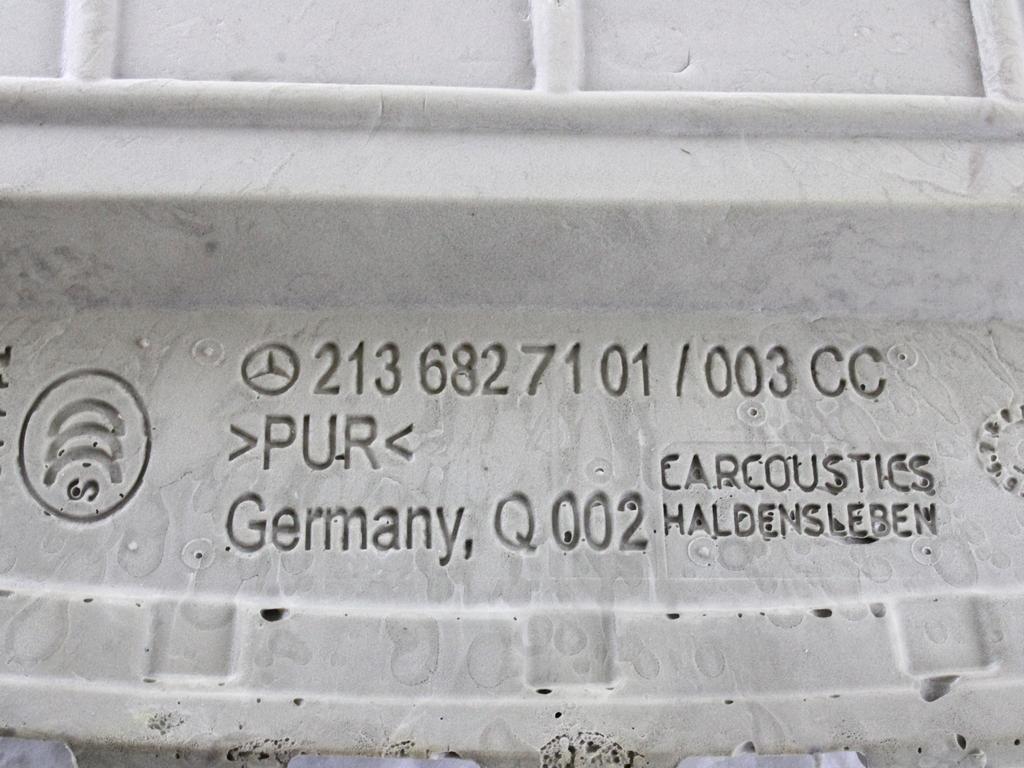 ZASCITA PODVOZJA  OEM N. A2136827101 ORIGINAL REZERVNI DEL MERCEDES CLASSE E W213 R BERLINA/SW/ALL-TERRAIN (DAL 2020)DIESEL LETNIK 2021