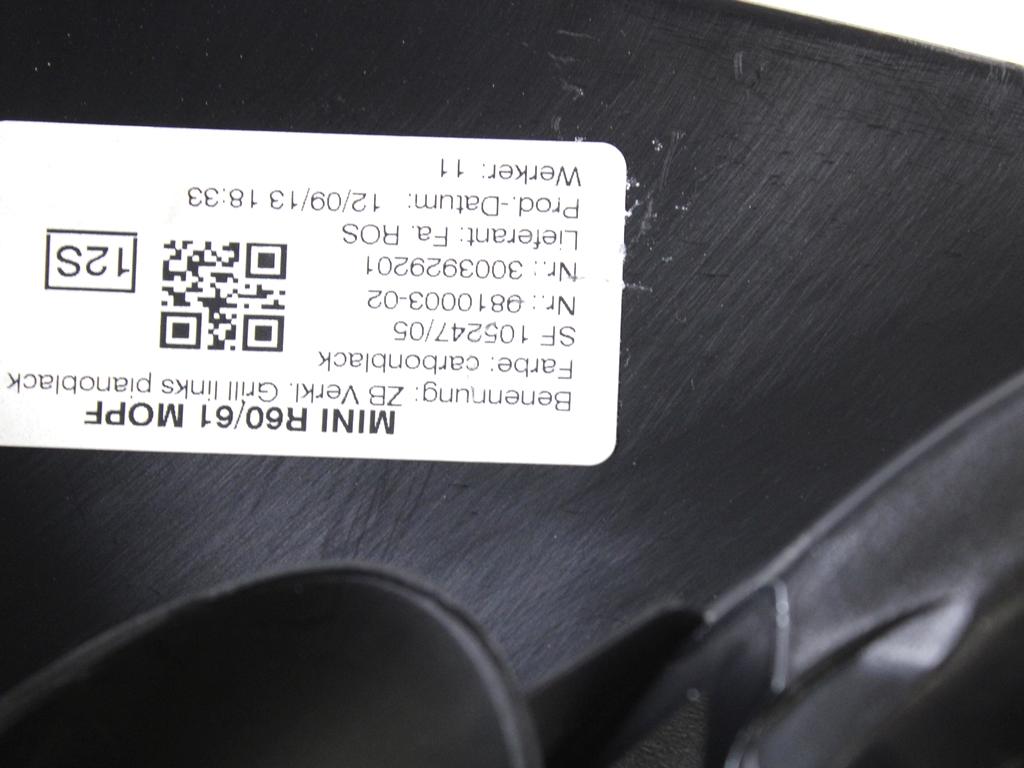 ARMATURNA PLO?CA OEM N. 9810003 ORIGINAL REZERVNI DEL MINI COUNTRYMAN R60 (2010 - 2014)DIESEL LETNIK 2013