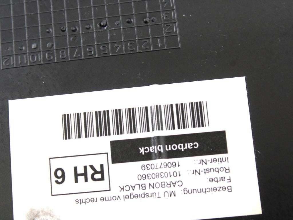 NOTRANJA OBLOGA SPREDNJIH VRAT OEM N. PNADPMNCOUNTRYMANR60BR5P ORIGINAL REZERVNI DEL MINI COUNTRYMAN R60 (2010 - 2014)DIESEL LETNIK 2013