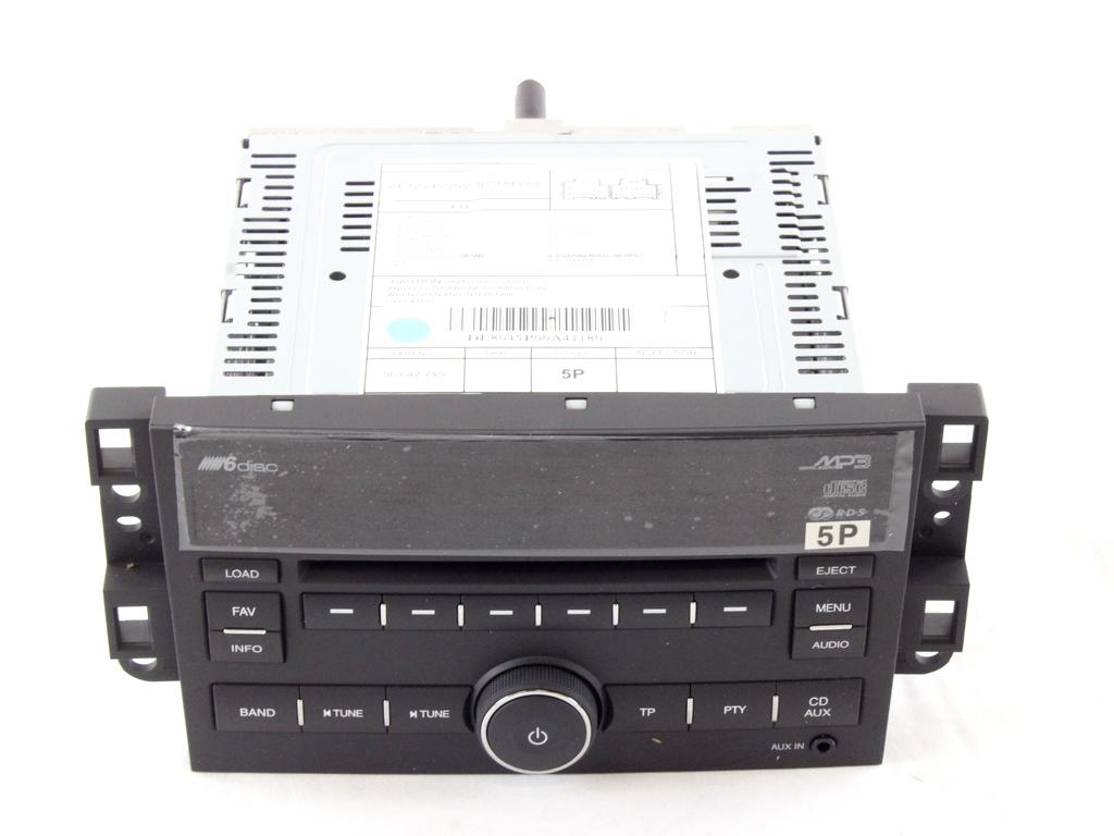 RADIO CD / OJACEVALNIK / IMETNIK HIFI OEM N. 96647740 ORIGINAL REZERVNI DEL CHEVROLET CAPTIVA MK1 C100 (2006 - 2011) DIESEL LETNIK 2009