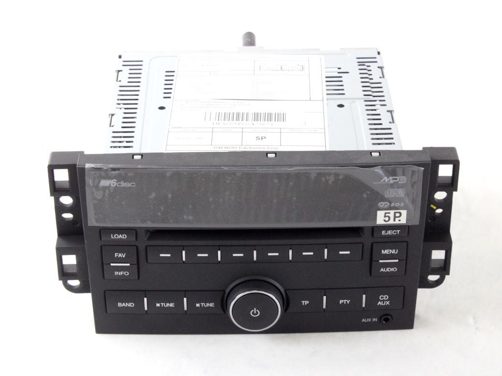 RADIO CD / OJACEVALNIK / IMETNIK HIFI OEM N. 96647740 ORIGINAL REZERVNI DEL CHEVROLET CAPTIVA MK1 C100 (2006 - 2011) DIESEL LETNIK 2009