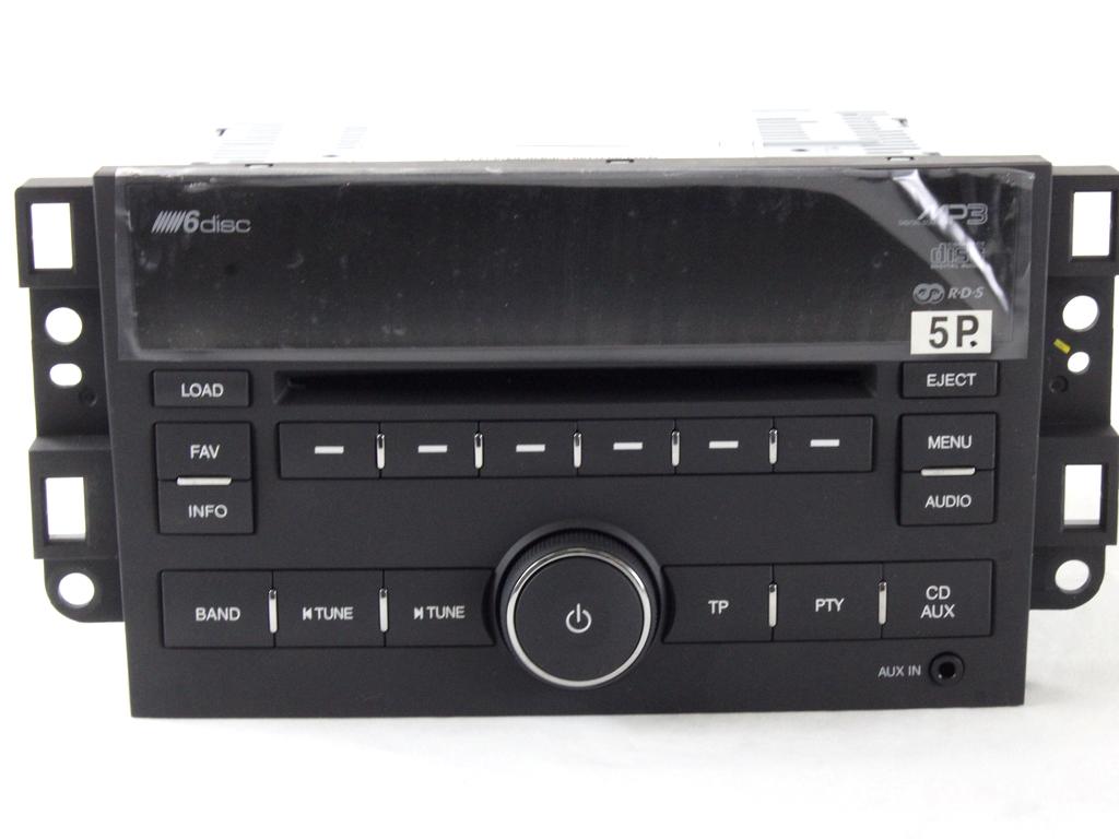 RADIO CD / OJACEVALNIK / IMETNIK HIFI OEM N. 96647740 ORIGINAL REZERVNI DEL CHEVROLET CAPTIVA MK1 C100 (2006 - 2011) DIESEL LETNIK 2009