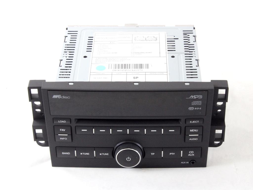 RADIO CD / OJACEVALNIK / IMETNIK HIFI OEM N. 96647740 ORIGINAL REZERVNI DEL CHEVROLET CAPTIVA MK1 C100 (2006 - 2011) DIESEL LETNIK 2009