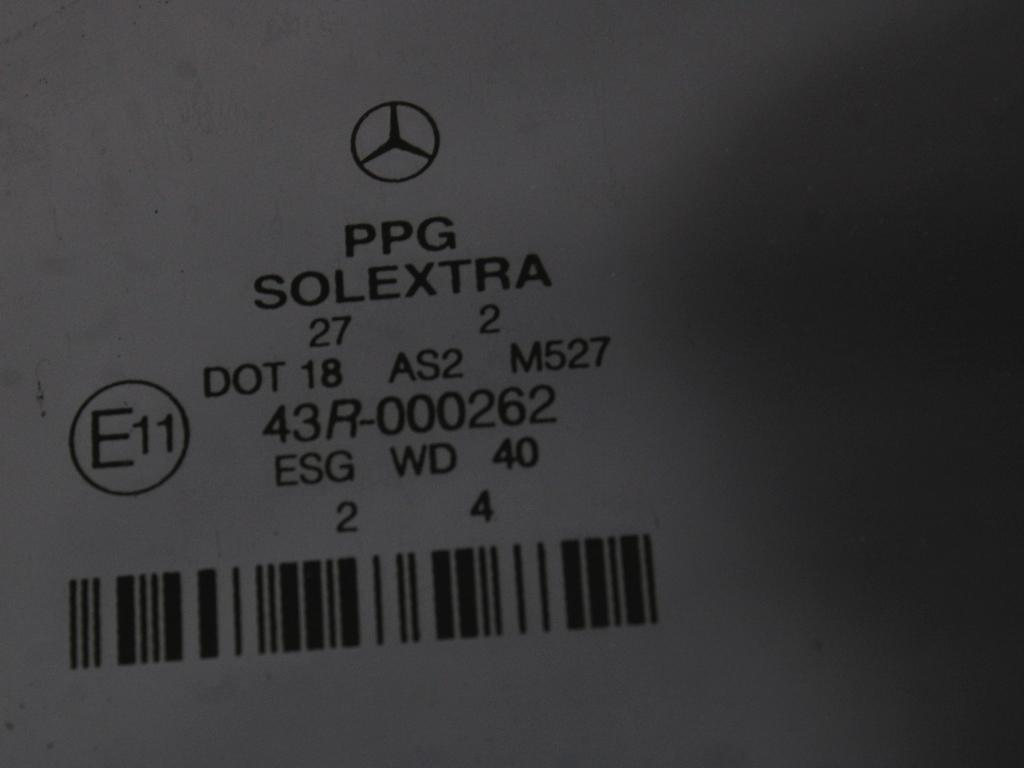 STEKLO ZADNJIH DESNIH VRAT OEM N. A2117350610 ORIGINAL REZERVNI DEL MERCEDES CLASSE E W211 S211 BER/SW (03/2002 - 05/2006) DIESEL LETNIK 2002