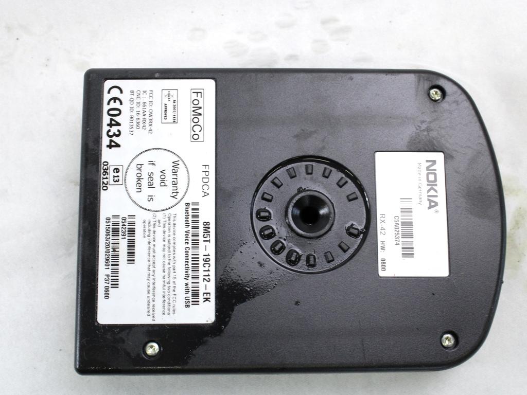 RACUNALNIK TELEFONA  OEM N. 8M5T-19C112-EK ORIGINAL REZERVNI DEL FORD FIESTA CB1 CNN MK6 (09/2008 - 11/2012) DIESEL LETNIK 2008