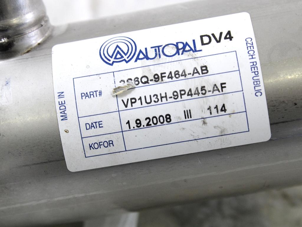 EGR VENTIL/IZMENJALNIK OEM N. 2S6Q-9F464-AB ORIGINAL REZERVNI DEL FORD FIESTA CB1 CNN MK6 (09/2008 - 11/2012) DIESEL LETNIK 2008