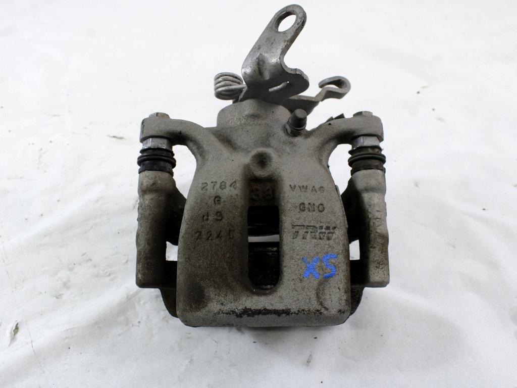 ZADNJE LEVE ZAVORNE CELJUSTI  OEM N. 5Q0615423B ORIGINAL REZERVNI DEL SKODA OCTAVIA MK3 5E3 NL3 NR3 (2012 - 2017)BENZINA/METANO LETNIK 2015