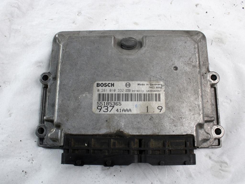 KOMPLET ODKLEPANJE IN VZIG  OEM N. 16441 KIT ACCENSIONE AVVIAMENTO ORIGINAL REZERVNI DEL ALFA ROMEO 147 937 (2001 - 2005)DIESEL LETNIK 2003