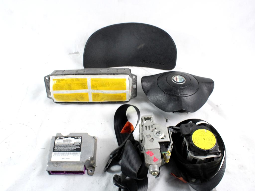 KIT AIRBAG KOMPLET OEM N. 16441 KIT AIRBAG COMPLETO ORIGINAL REZERVNI DEL ALFA ROMEO 147 937 (2001 - 2005)DIESEL LETNIK 2003