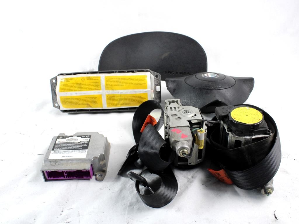 KIT AIRBAG KOMPLET OEM N. 16441 KIT AIRBAG COMPLETO ORIGINAL REZERVNI DEL ALFA ROMEO 147 937 (2001 - 2005)DIESEL LETNIK 2003