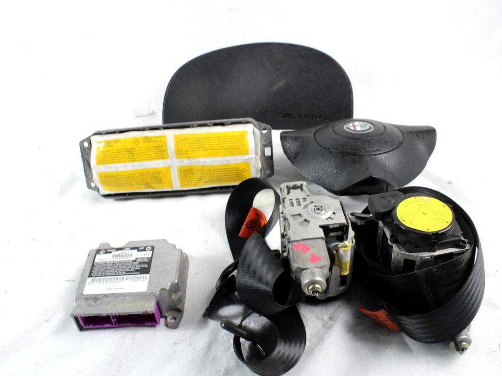 KIT AIRBAG KOMPLET OEM N. 16441 KIT AIRBAG COMPLETO ORIGINAL REZERVNI DEL ALFA ROMEO 147 937 (2001 - 2005)DIESEL LETNIK 2003