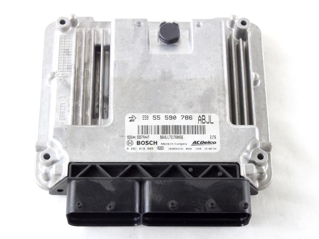 OSNOVNA KRMILNA ENOTA DDE / MODUL ZA VBRIZGAVANJE OEM N. 55590786 ORIGINAL REZERVNI DEL CHEVROLET AVEO MK2 T300 (2011 - 2015) DIESEL LETNIK 2012