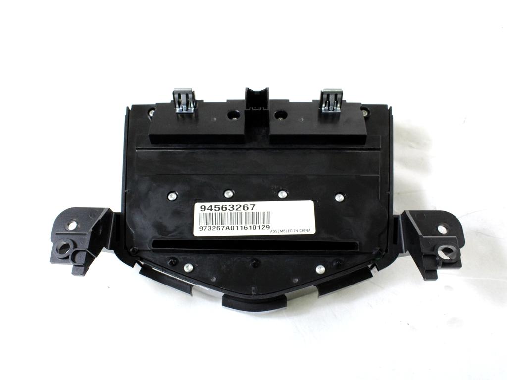 CELNA ENOTA ZA UPRAVLJANJE RADIA/NAVIGACIJ OEM N. 94563267 ORIGINAL REZERVNI DEL CHEVROLET CRUZE J300 J305 (2009 - 2019) BENZINA/GPL LETNIK 2011