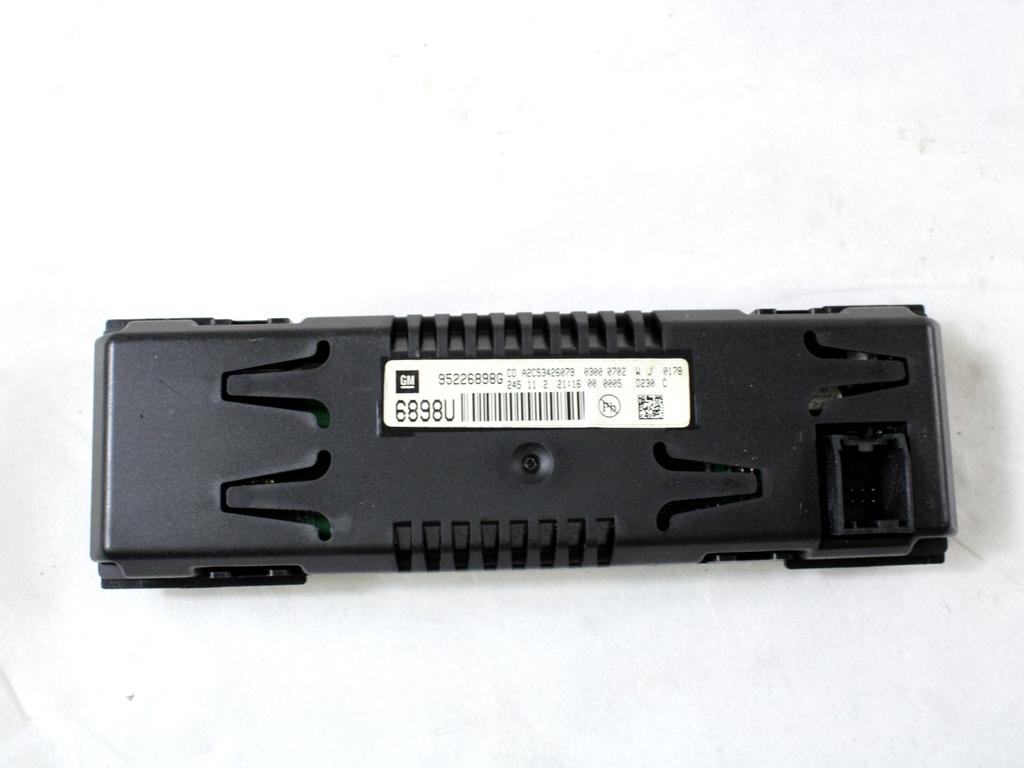 POTOVALNI RACUNALNIK OEM N. 95226898 ORIGINAL REZERVNI DEL CHEVROLET CRUZE J300 J305 (2009 - 2019) BENZINA/GPL LETNIK 2011