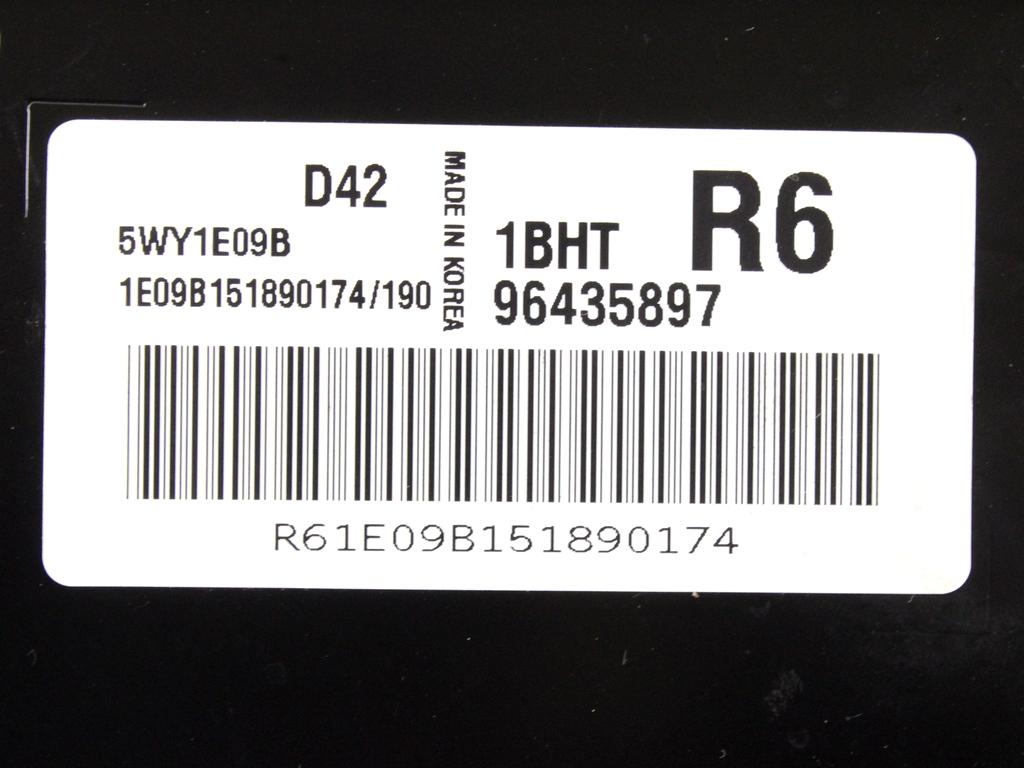 OSNOVNA KRMILNA ENOTA DDE / MODUL ZA VBRIZGAVANJE OEM N. 96435897 ORIGINAL REZERVNI DEL DAEWOO TACUMA REZZO (2000 - 2009)BENZINA LETNIK 2004