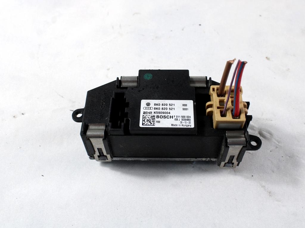 REGULATOR PREZRACEVANJA OEM N. 8K0820521 ORIGINAL REZERVNI DEL AUDI A4 B8 8K2 BER/SW/CABRIO (2007 - 11/2015) DIESEL LETNIK 2009