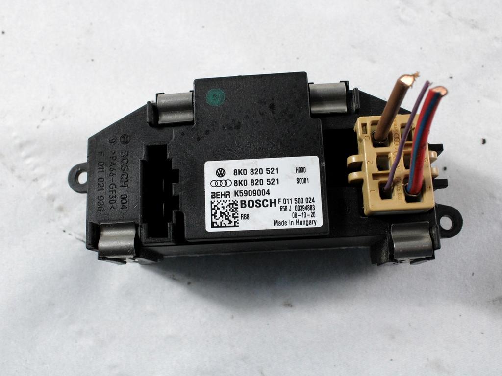 REGULATOR PREZRACEVANJA OEM N. 8K0820521 ORIGINAL REZERVNI DEL AUDI A4 B8 8K2 BER/SW/CABRIO (2007 - 11/2015) DIESEL LETNIK 2009