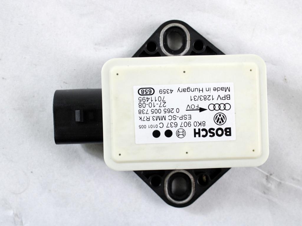 ESP OEM N. 8K0907637C ORIGINAL REZERVNI DEL AUDI A4 B8 8K2 BER/SW/CABRIO (2007 - 11/2015) DIESEL LETNIK 2009