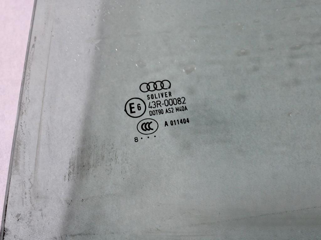 ZADNJA LEVA STEKLO OEM N. 8K9845205E ORIGINAL REZERVNI DEL AUDI A4 B8 8K2 BER/SW/CABRIO (2007 - 11/2015) DIESEL LETNIK 2009