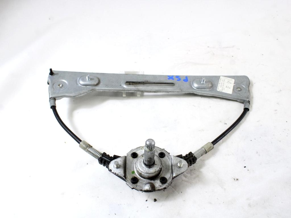 ROCNI SISTEM ZA DVIGOVANJE ZADNJEGA STEKLA  OEM N. 46803654 ORIGINAL REZERVNI DEL FIAT PANDA 169 R (2009 - 2011) BENZINA/METANO LETNIK 2009