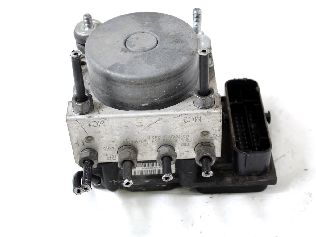 ABS AGREGAT S PUMPO OEM N. 51799595 ORIGINAL REZERVNI DEL FIAT PANDA 169 R (2009 - 2011) BENZINA/METANO LETNIK 2009