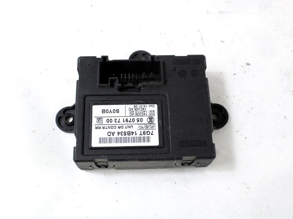 RACUNALNIK VRAT IN STEKEL OEM N. 7G9T-14B534-AD ORIGINAL REZERVNI DEL FORD S-MAX WA6 MK1 (2006 - 2010) DIESEL LETNIK 2008