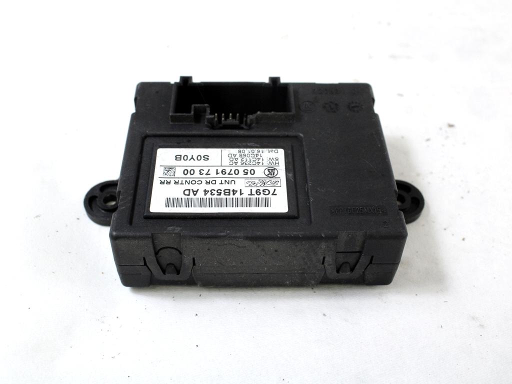 RACUNALNIK VRAT IN STEKEL OEM N. 7G9T-14B534-AD ORIGINAL REZERVNI DEL FORD S-MAX WA6 MK1 (2006 - 2010) DIESEL LETNIK 2008