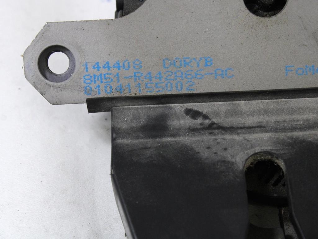 ZAKLEPANJE PRTLJA?NIH VRAT  OEM N. 8M51-R442A66-AC ORIGINAL REZERVNI DEL FORD S-MAX WA6 MK1 (2006 - 2010) DIESEL LETNIK 2008