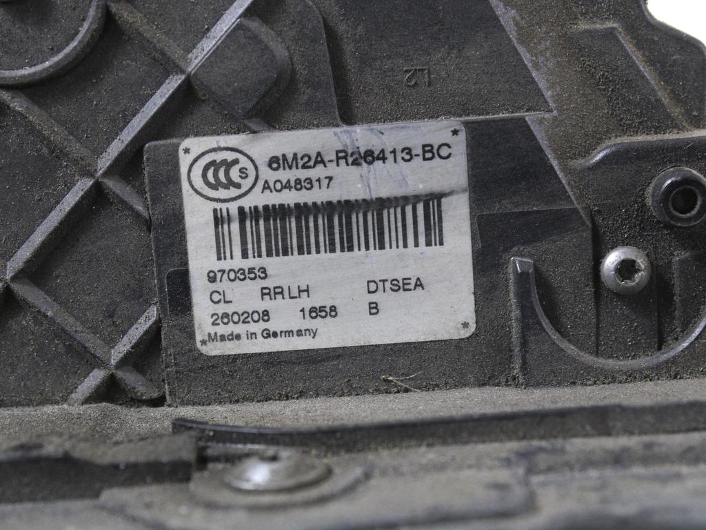 CENTRALNA KLJUCAVNICA ZADJIH LEVIH VRAT OEM N. 6M2A-R26413-BC ORIGINAL REZERVNI DEL FORD S-MAX WA6 MK1 (2006 - 2010) DIESEL LETNIK 2008