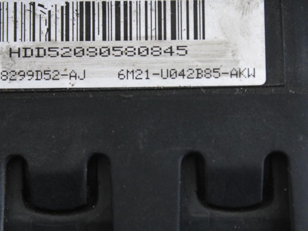 KIT AIRBAG KOMPLET OEM N. 19444 KIT AIRBAG COMPLETO ORIGINAL REZERVNI DEL FORD S-MAX WA6 MK1 (2006 - 2010) DIESEL LETNIK 2008