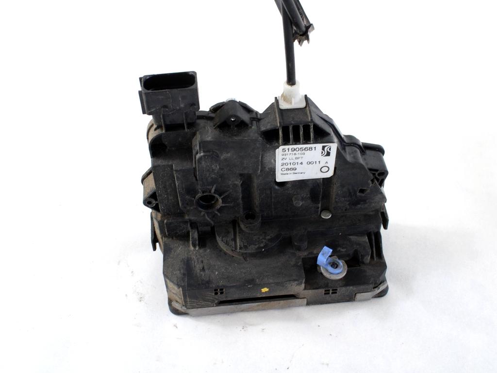 CENTRALNI ZAKLEP SPREDNJIH VRAT  OEM N. 51905681 ORIGINAL REZERVNI DEL FIAT PUNTO 199 MK3 (2011 - 2017)DIESEL LETNIK 2015