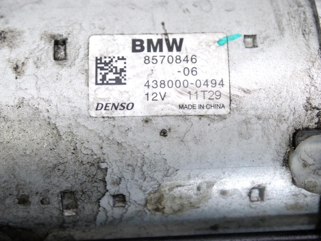 ZAGANJAC MOTORJA  OEM N. 8570846 ORIGINAL REZERVNI DEL BMW SERIE 1 BERLINA F20/F21 LCI (2015 - 2019)DIESEL LETNIK 2017